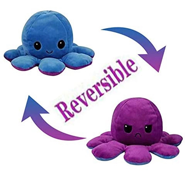 Flip Reversible Octopus Plush Doll - Image 3