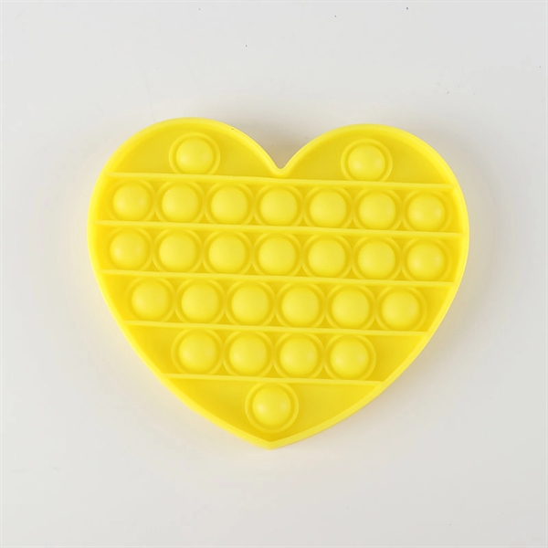 Heart shape Push Pop Bubble Fidget Sensory Toy     - Image 4