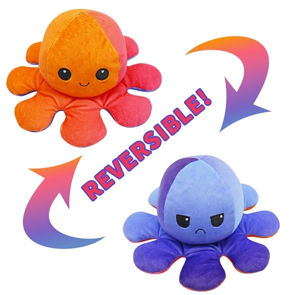 Flip Reversible Octopus Plush Doll     - Image 2