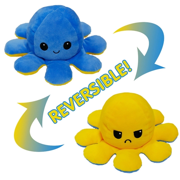 Flip Reversible Octopus Plush Doll     - Image 3