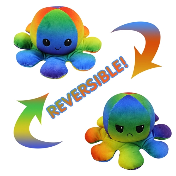 Flip Reversible Octopus Plush Doll     - Image 5