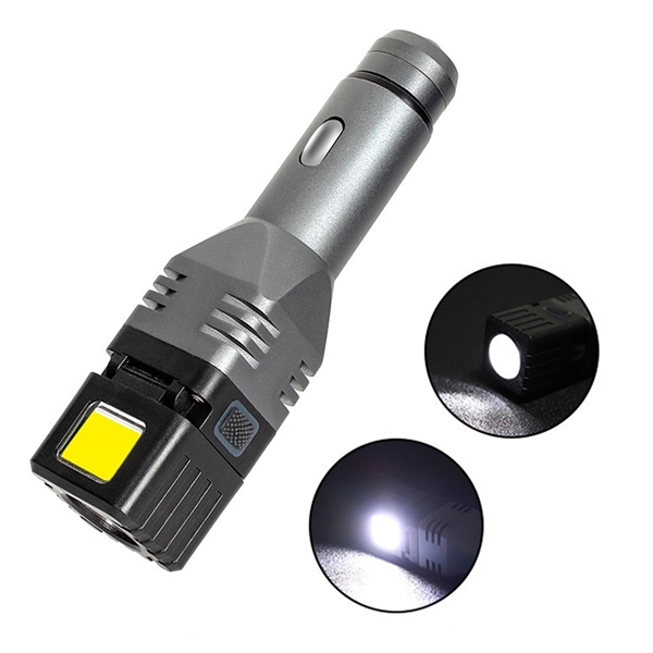 Rechargeable COB Flashlight w/ Magnet - Image 4