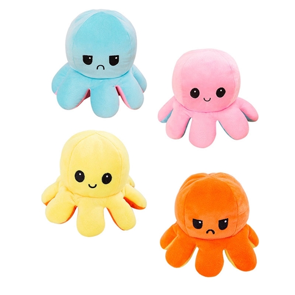Octopus cotton doll reversible plush toys      - Image 1