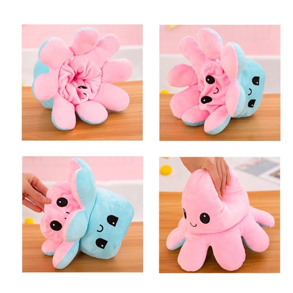 Octopus cotton doll reversible plush toys      - Image 2