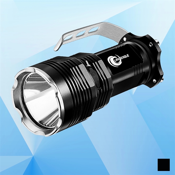 Rechargeable Flashlight w/ Metal Handle - Image 1