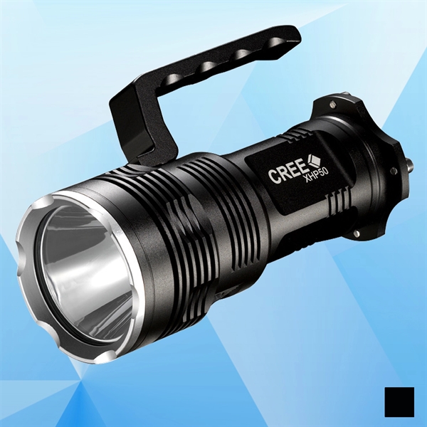 Rechargeable Flashlight w/ Handle - Image 1