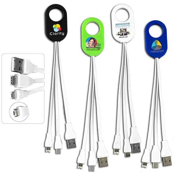 Weber - 3-in-1 Charging Cable For Cell Phones and Tablets - Image 2