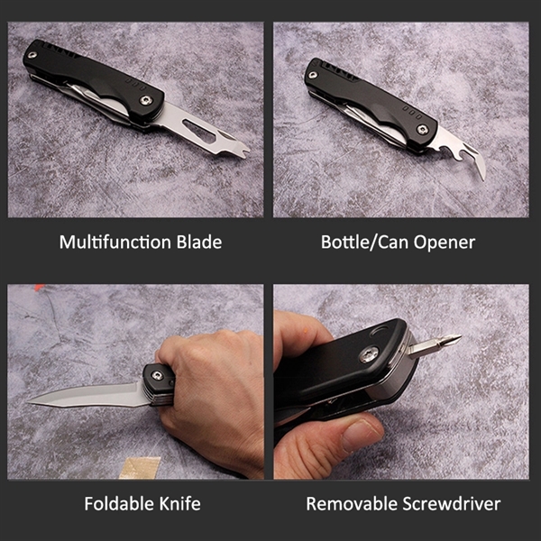 Pocket Knife Multitool With Compact Screwdriver Set - Image 3