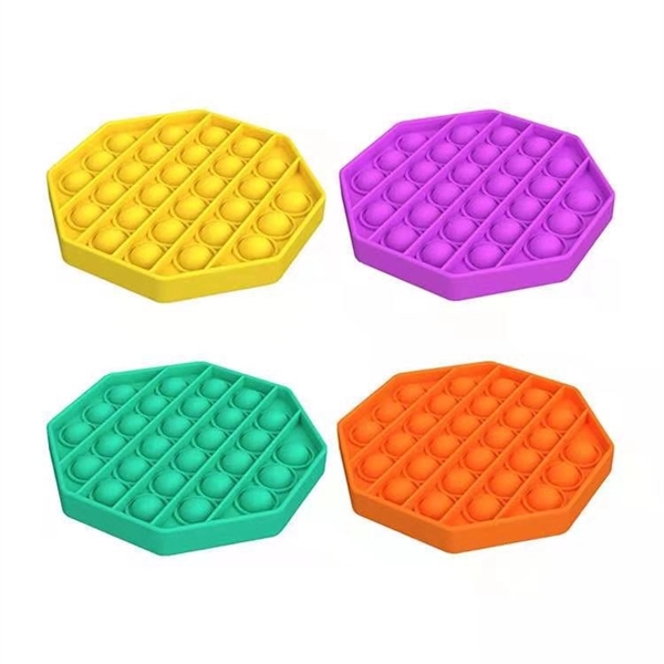 Octagon Stress Reliever Silicone Stress Reliever Toy     - Image 3