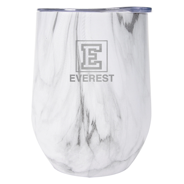 12 Oz. Marble Stemless Wine Cup - Image 5