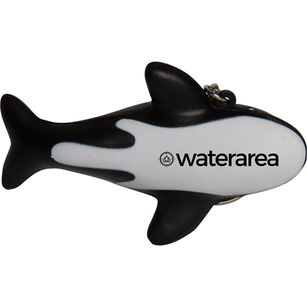 Squeezies® Orca Keyring Stress Reliever - Image 6
