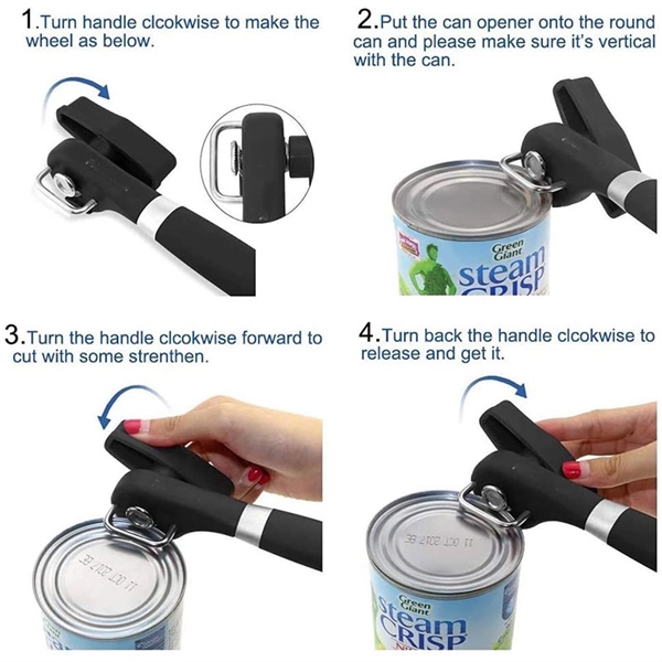 Stainless Steel Cutting Can Opener for Kitchen & Restaurant - Image 4