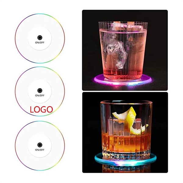 Acrylic LED Light Coaster - Image 1