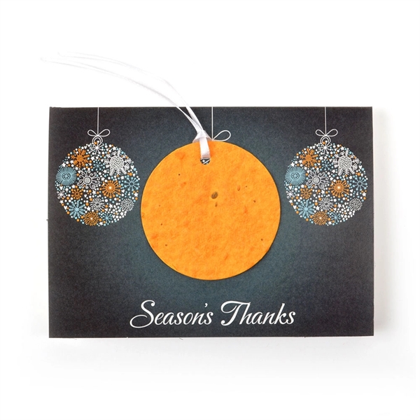 Holiday Seed Paper Ornament Card - Image 20