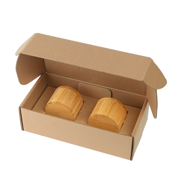 Bamboo Slide-Lid Container Gift Box Set - Image 4