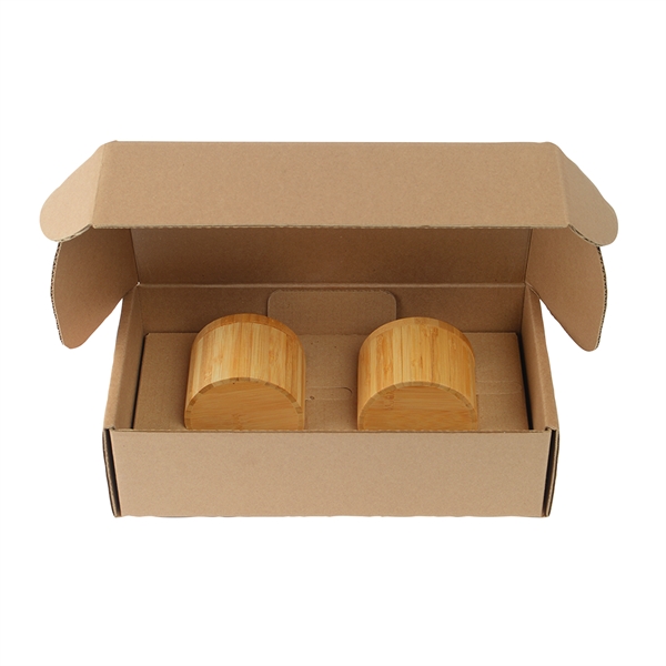 Bamboo Slide-Lid Container Gift Box Set - Image 6