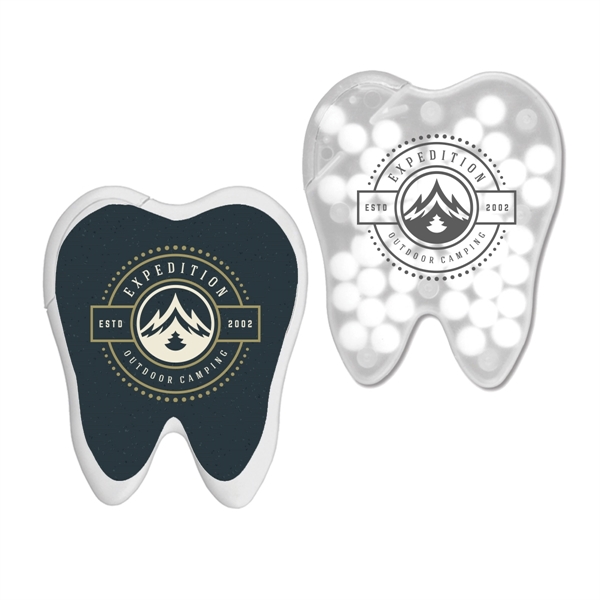 Tooth-Shaped Card-Encased Mints