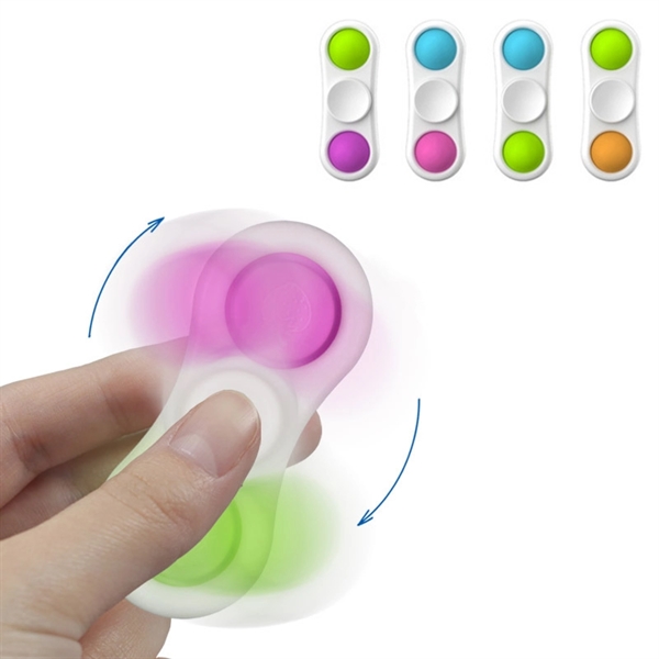 Silicone Rotatable Push Pop Fidget Bubble Toys