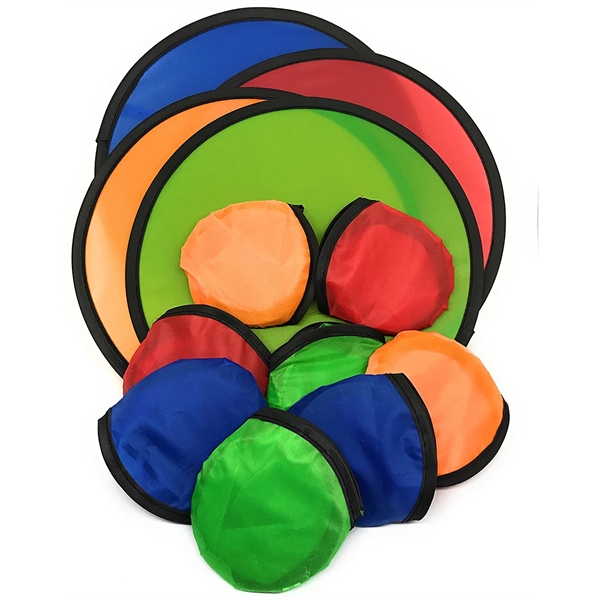 Foldable Flying Disc Frisbees with Bag Folding Pocket Toy