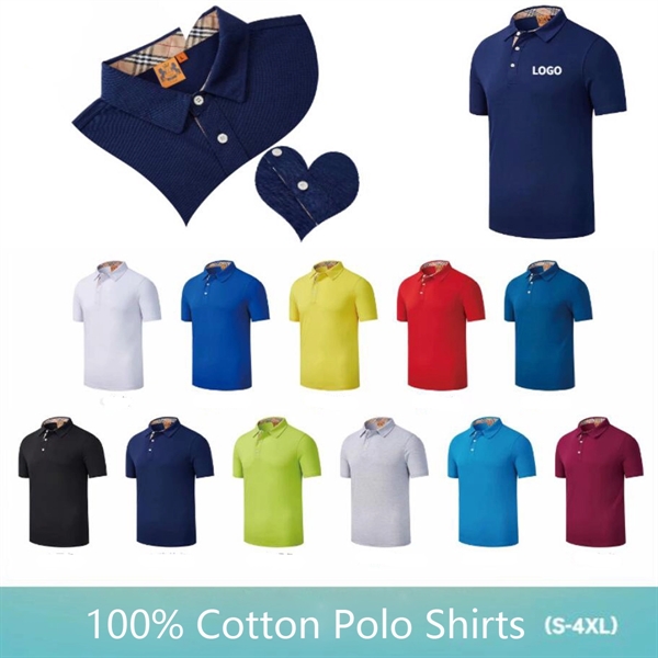 Unisex Regular-fit Cotton Polo Shirt