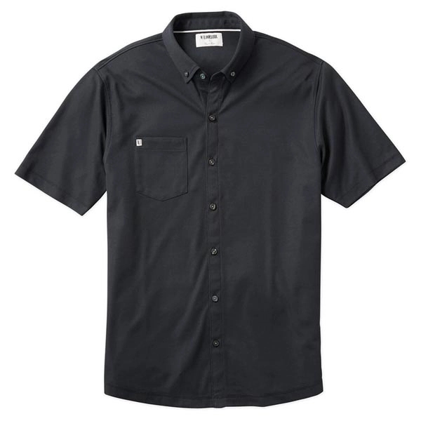 Linksoul Men's Full-Button Short Sleeve Shirt