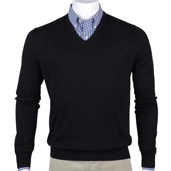 Fairway & Greene Men's Baruffa V-Neck Sweater