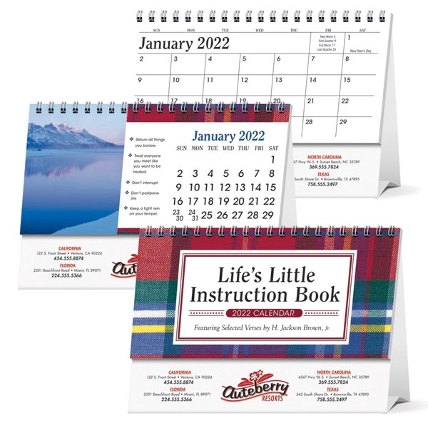 Life's Little Instruction Book Desk 2022 Calendar
