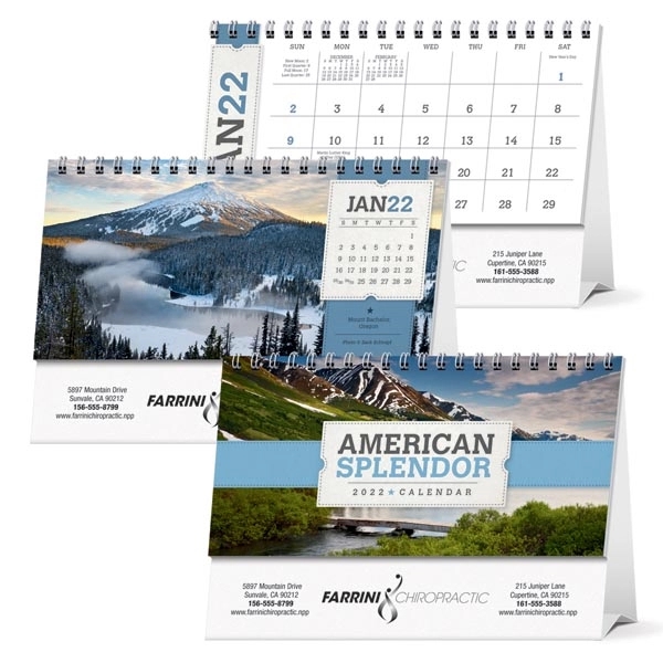 American Splendor Desk 2022 Calendar