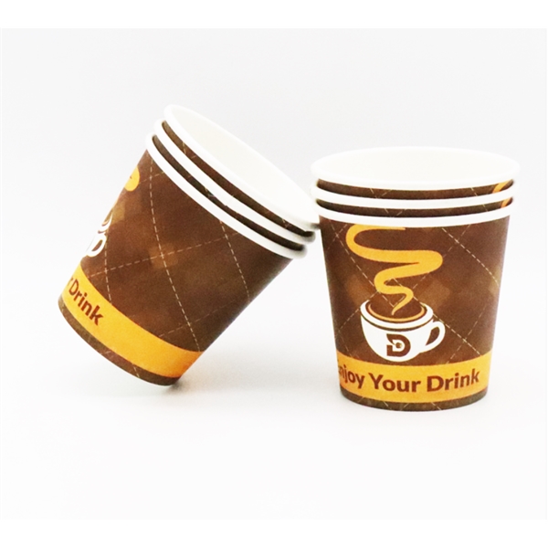 Custom Full Color Disposable 4OZ Hot Drinking Paper Cup