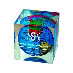 Global Paperweight, Square Shape