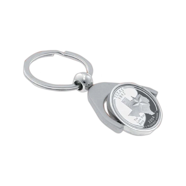Spinning Coin Keychain - Image 1