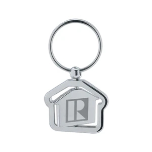 Spinning House Keychain