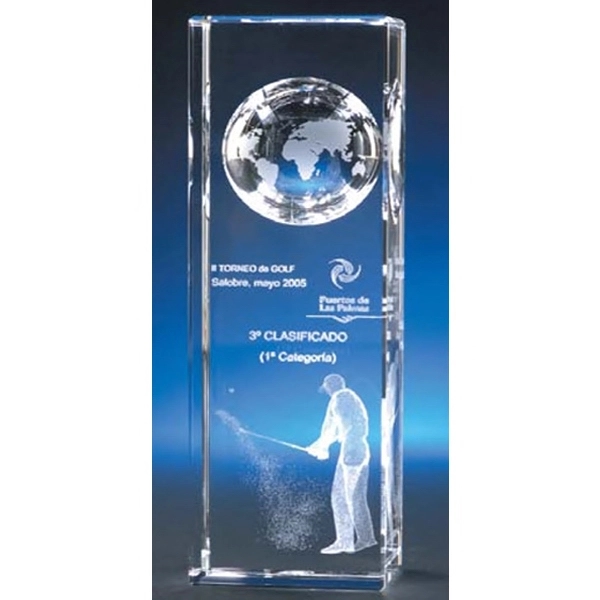 3D Crystal Award - Image 1
