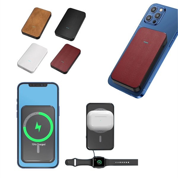 3 in 1 Magnetic Wireless Power Bank