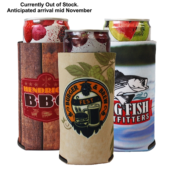 Sublimated Slim Can Cooler