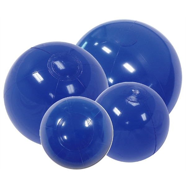 Inflatable Solid Blue Beach Balls