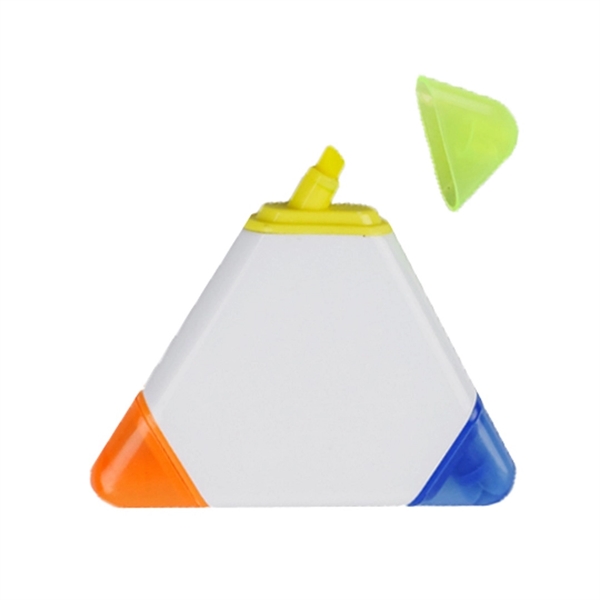 3 in 1 Triangle Highlighter with Colored Tips