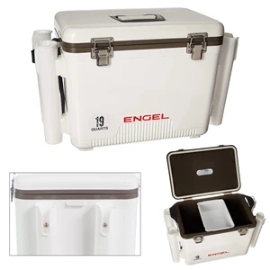 19 Qt. Medium Engel® Cooler With Rod Holders - Brilliant Promos - Be  Brilliant!