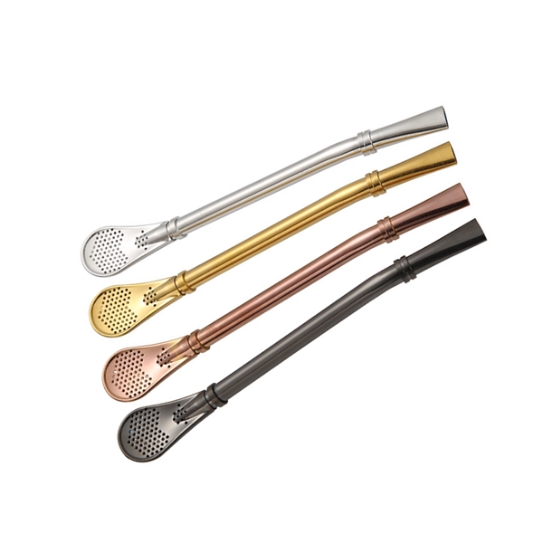 Stainless Steel straw spoon