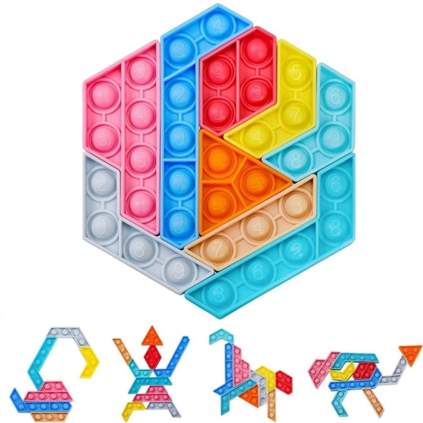 Jigsaw Push Pop Puzzle Toy