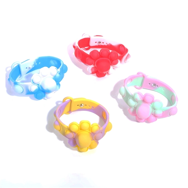 Push Pop Bubble Stress Relief Toy Wearable Silicone Bracelet