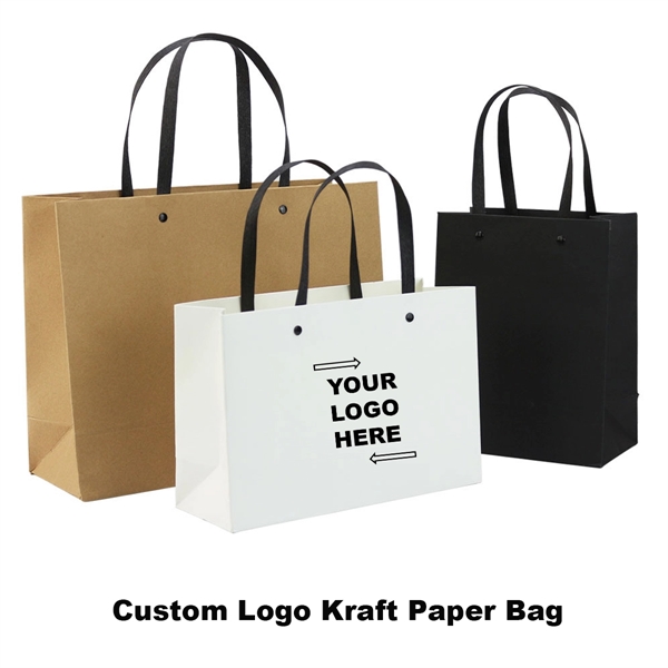 Custom Logo Kraft Paper Bag