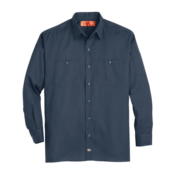 Dickies Solid Ripstop Long Sleeve Shirt - Long Sizes