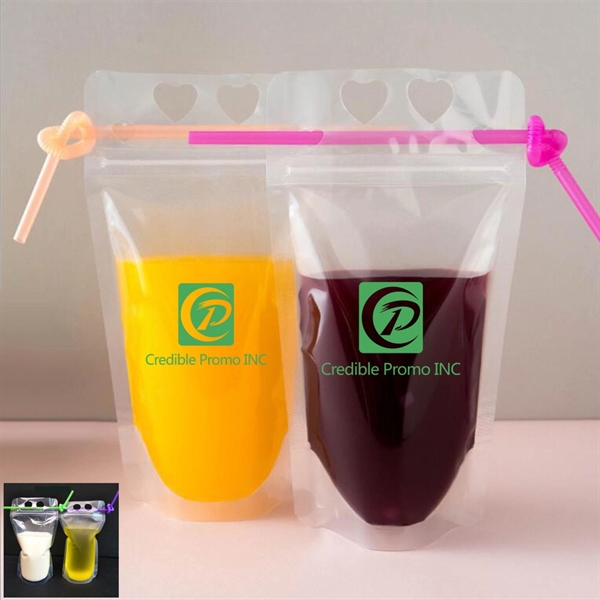 Custom Hand-held Translucent Stand-up Plastic Pouch Bag