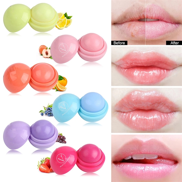 Rubberized Sphere Beeswax Custom Lip Balm