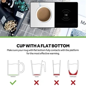 Mug Warmer And Wireless Charger Heating Plate - Brilliant Promos - Be  Brilliant!