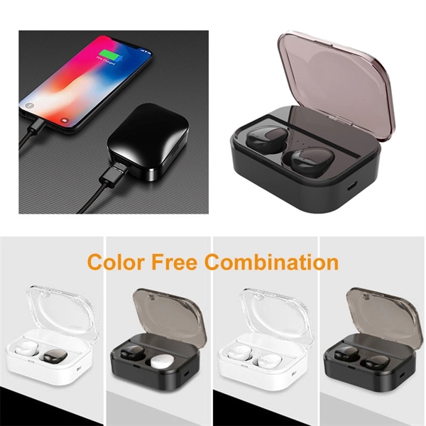 Wireless Earbuds With 2200Mah Charging Box