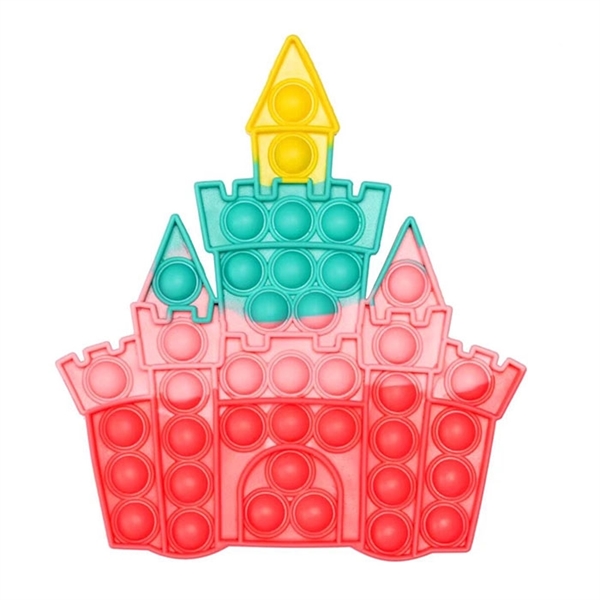 Castle Fidget Toy Push Pop Bubble