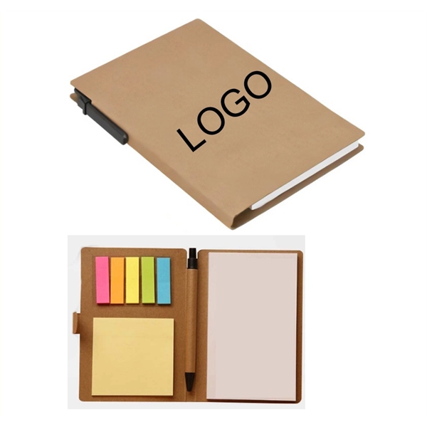 Eco Sticky Notes & Memo Pads With Recycle Paper Pen