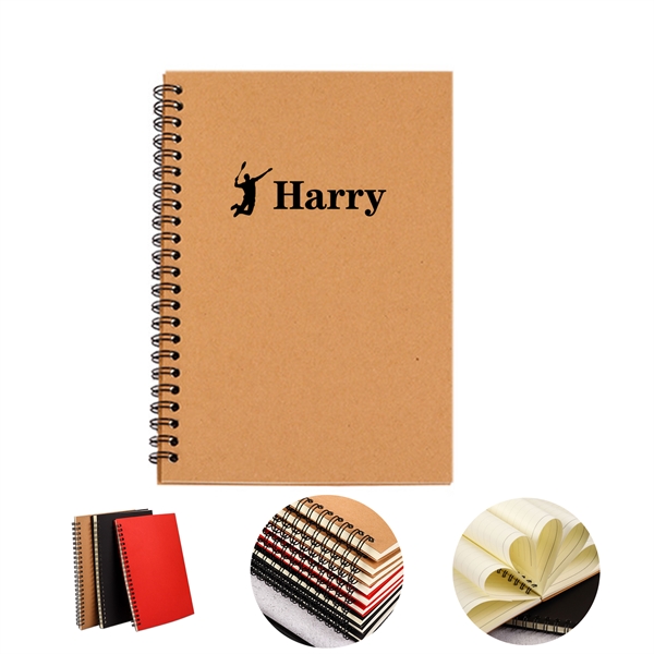 A5 Hardcover Ruled Spiral Notebook